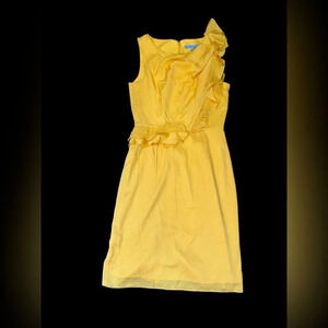 NWT Antonio Melani Chartreuse silk beauty size 4 Wedding season perfection